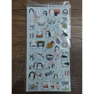 Polar Bear Penguin Stickers Cards Envelope Gift Box DIY Album Stationery